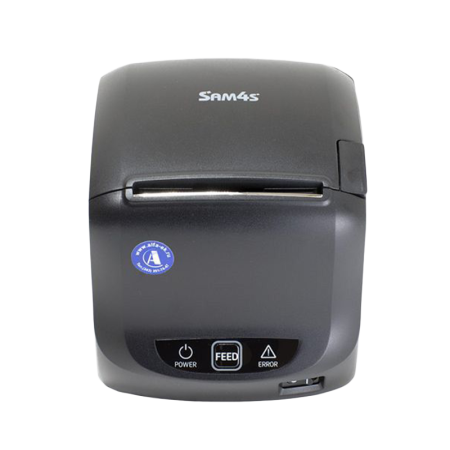 Чековый принтер Sam4s Ellix 50DB, Ethernet/COM/USB, черный (с БП), звонок