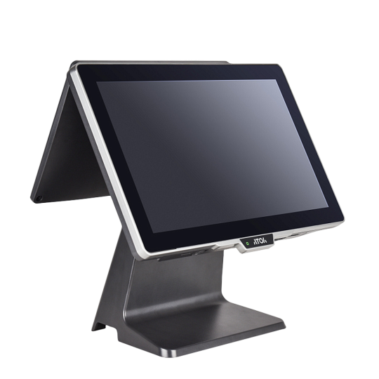 Сенсорный терминал АТОЛ JAZZ 16 (Lite, 15.6" P-CAP, Intel Celeron J3455, SSD 256Gb, RAM 8GB), без MSR, доп.монитор 11,6", без ОС.
